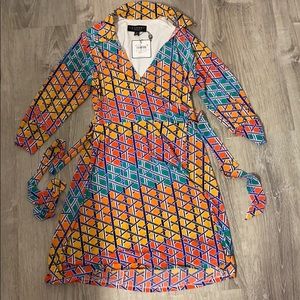 New laundry wrap dress